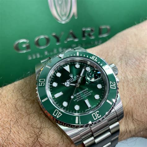 submariner rolex green gold|rolex submariner green bezel price.